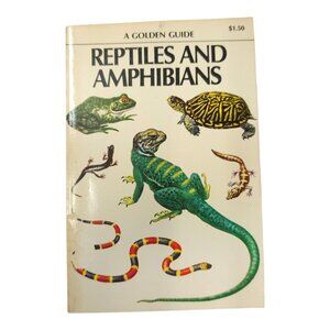 Reptiles And Amphibians Nature Series Golden Guide Paperback 1956 Full Color